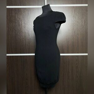 Alice + Olivia Cashmere Blend Asymmetrical Dress